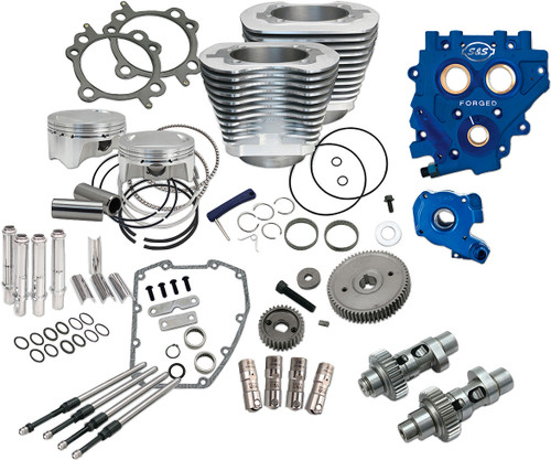 S&S Cycle Power Pk Gear 07-17 Slvr