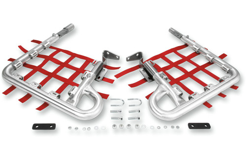 DG Performance Fat Series Alloy Nerf Bars - Red Wedding - Sportrax