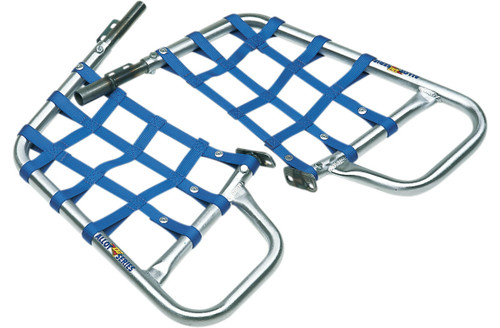 DG Performance Alloy Nerf Bars - Banshee 350 - Natural/Blue