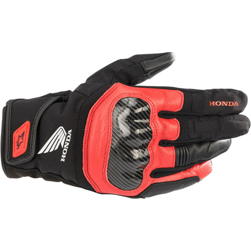 Alpinestars Honda SMX Z Drystar Gloves - Black/Bright Red - Large