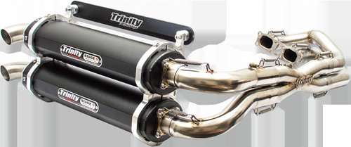 Trinity Racing Exhaust Dl Rzr Xp1000 Bk