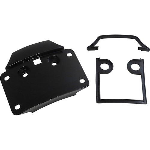 Custom Dynamics License Plate Mount - CVO - Black