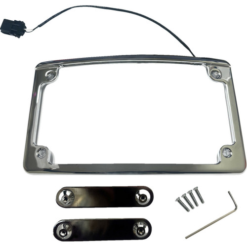 Custom Dynamics Lighted License Plate Frame - Chrome