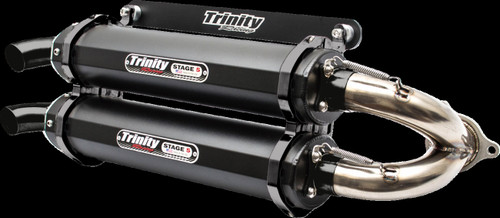 Trinity Racing Muffler Rzr Pro Bk Crkt