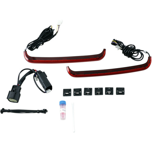 Custom Dynamics Saddlebag Lights - '09-'13 Red Lens