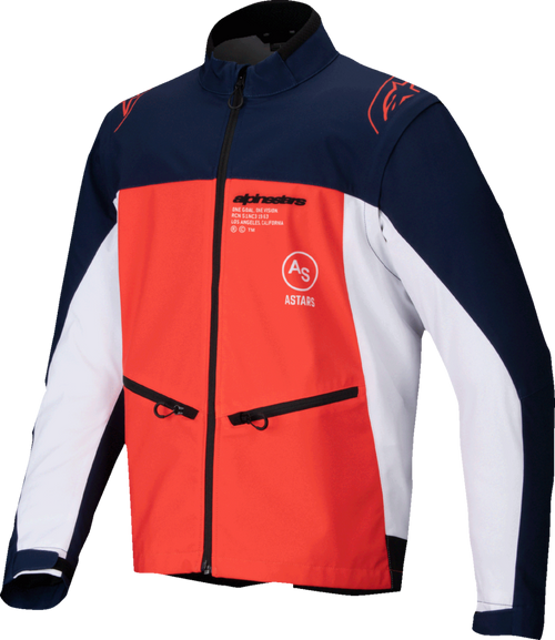 Alpinestars Lite-Dura Softshell Jacket - Navy/Orange/White - Large