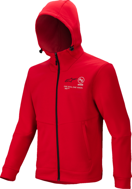 Alpinestars Racer MX Fleece Hoodie - Bright Red - 3XL