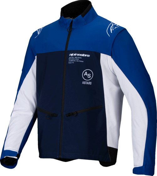 Alpinestars Lite-Dura Softshell Jacket - Navy/Blue/White - Small