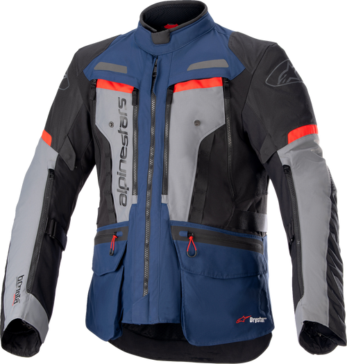 Alpinestars Bogota Pro Drystar Jacket - Dark Blue/Black/Bright Red - XL
