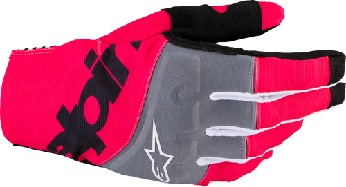 Alpinestars Techstar MX Gloves - Black/Fluo Pink - XL