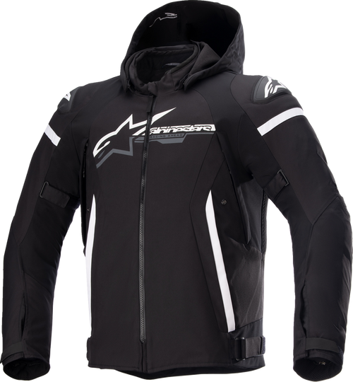 Alpinestars Zaca Waterproof Jacket - Black/White - XL