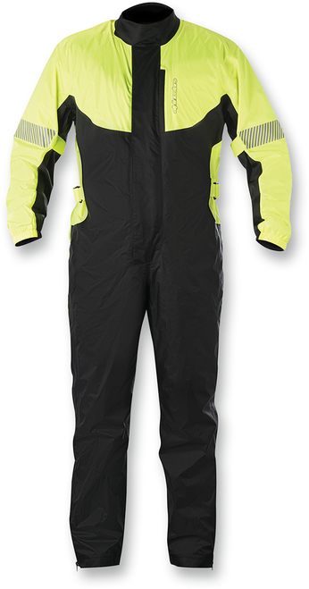 Alpinestars Hurricane Rainsuit - Yellow Fluorescent/Black - Large