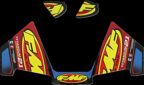 Exhaust Replacement Decal - Titanium Powercore 2.1