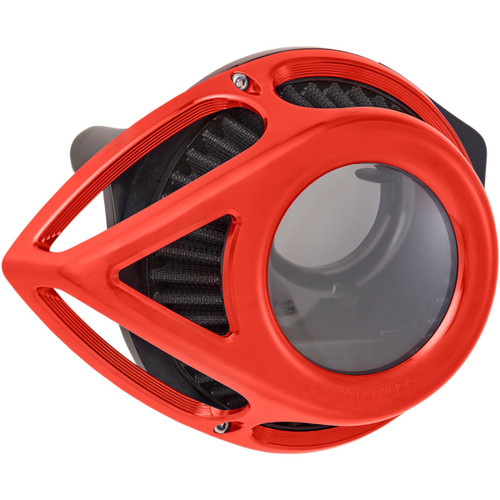 Arlen Ness Clear Tear Sckr 00+ Bt Red