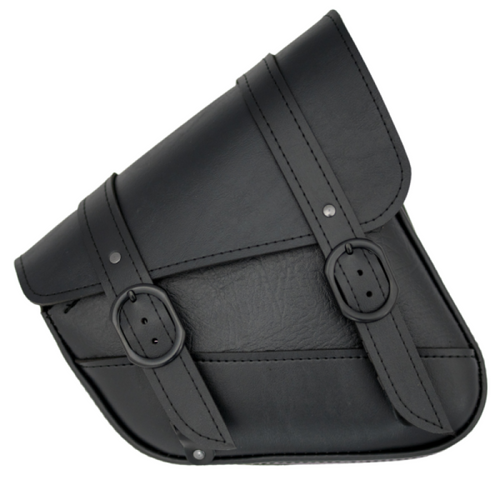 Willie & Max Blackjack Swingarm Bag - Dual Shock - Black