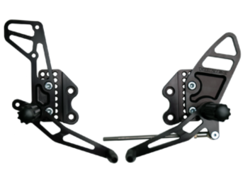 Vortex Racing Rearsets Replacement Rear Set- Black vtxRS510K