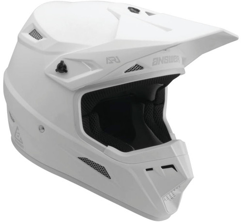 Answer AR1 Solid Helmet White Youth - Medium