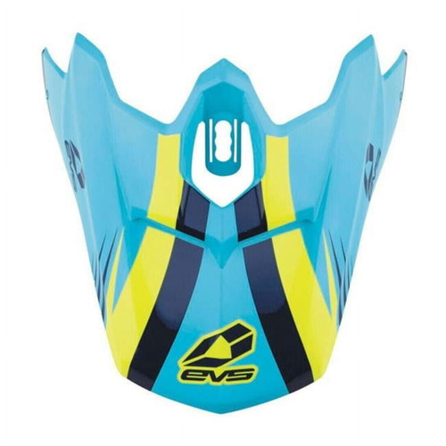 EVS T3 Works Visor - Blue/Hiv Viz Yellow