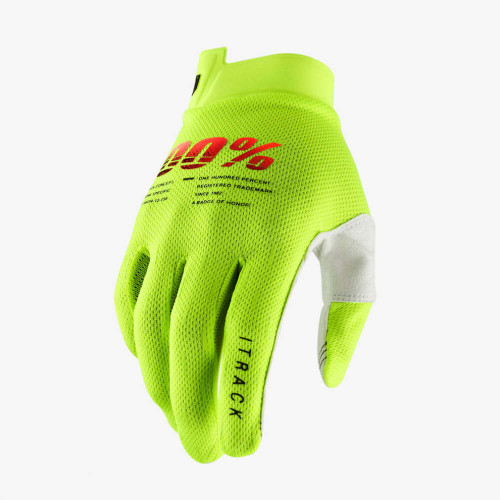 100% Ridefit Glove-Orange- SM