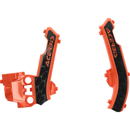 ACERBIS X-Grip Frame Guards - '16 Orange/Black - Gas Gas | Husqvarna | KTM 5052338