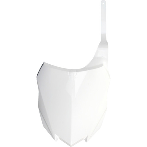 Acerbis Front Number Plate - '13-'16 Kawasaki KX 250 F - White