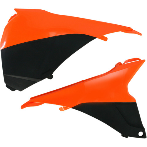Acerbis Replacement Air Box Covers - KTM - 13' - 16' 150/250/300 XC - Black / Orange