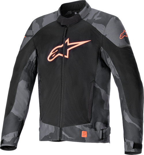 Alpinestars T-SP X Superair Jacket - Black Camo/Red Fluo - Small
