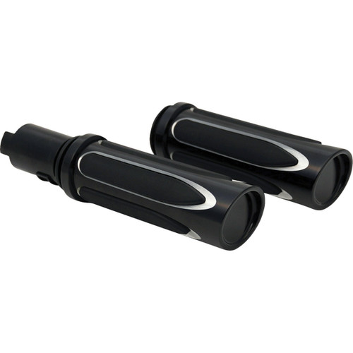 Arlen Ness Grip Deep Cut Comfort Tbw Black