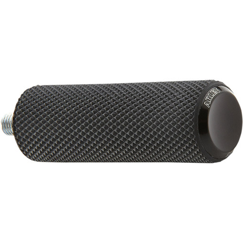 Peg Shft Knurled Blk