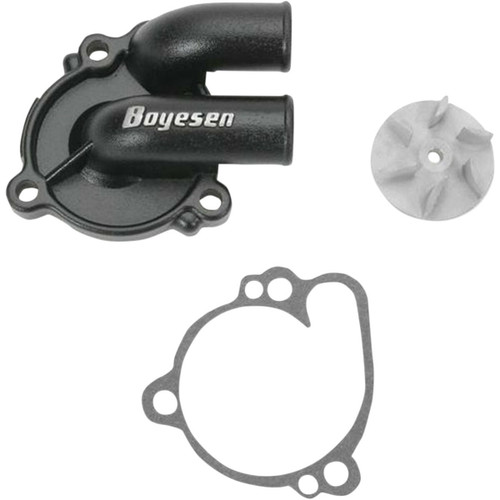 Boyesen Supercooler Water Pump Cover and Impeller Kit Black Suzuki 03' 05' RM 100