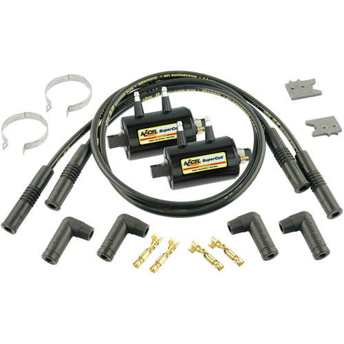 Accel Coils Super Kit Blk 3 Ohm