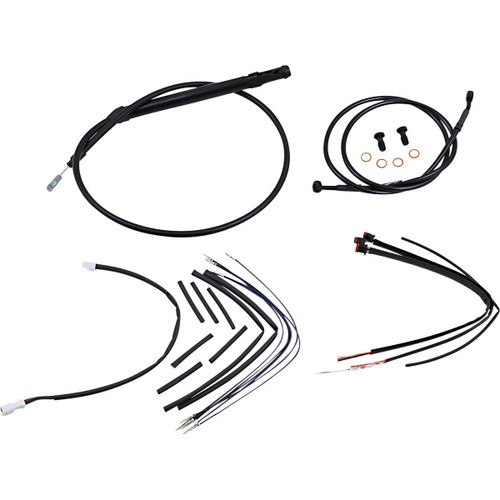 Burly Brand Cntrl Kit Fx 14 Tbar Blk 6620728