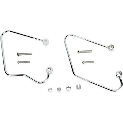 Cobra Saddlebag Protectors and Supports for Honda  - Chrome
