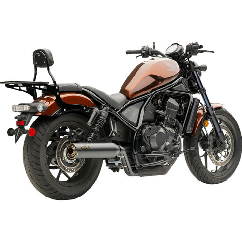 Cobra Slip-On Muffler (Blk) With Bronze Tip Rebel 1100 21-23