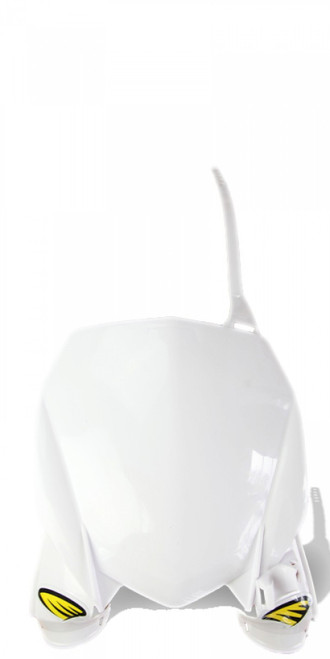 Cycra Stadium Number Plate Yamaha - White