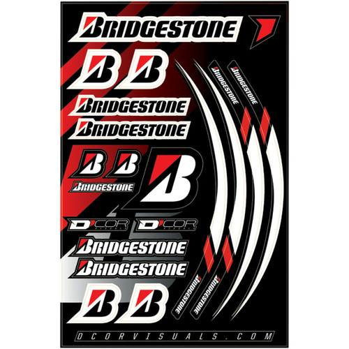 D'Cor Visuals Decal Sheet Bridgestone