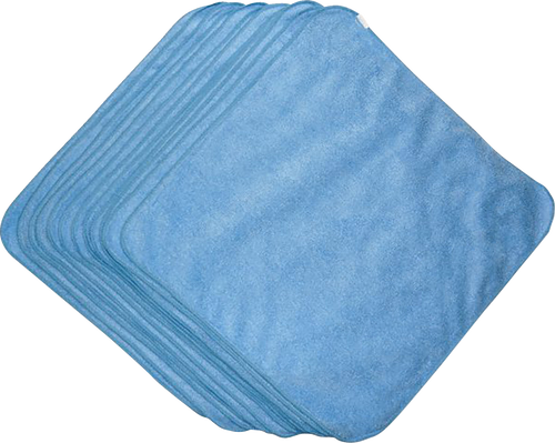 Microfiber Towels - Blue - 24-Pack