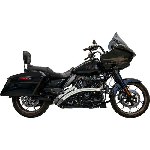 Exhaust Sweeper Chrome With Sheilds M8 Touring 2016-2023