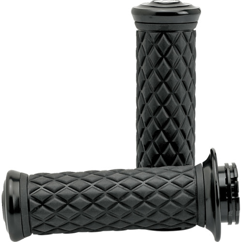 Biltwell Grip Set Alumicore 1" Tbw Blk