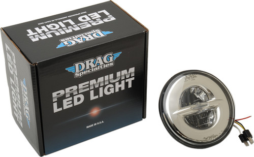 Drag Specialties Headlight 7" Led Refl Chr