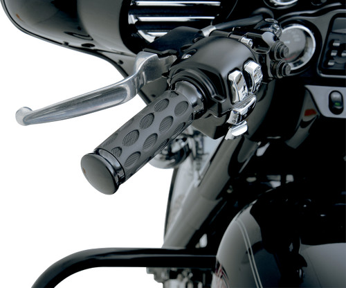 Drag Specialties Grips Hotop Blk/Rub