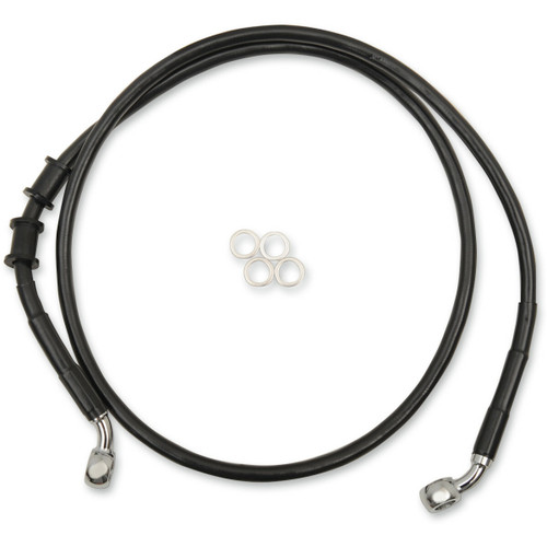 Brake Line - Front - +12" - Black - XL 17415383