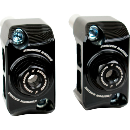 Driven Racing Captive Axle Blocks Kawasaki Zx4 Black