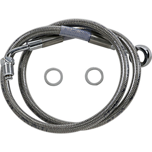 Brake Line - +8" - Stainless Steel - '18-'22 Softail