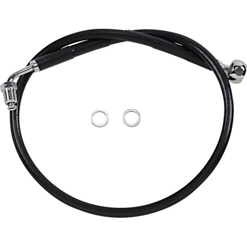 Brake Line - +4" - Black - '18-'21 Softail 17415808