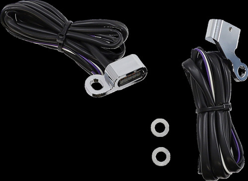 Drag Specialties Lights Mkr C Wh/A Smk 96-