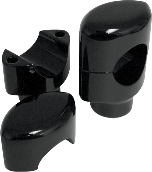 Drag Specialties Risers Big Buf 1.5" Blk