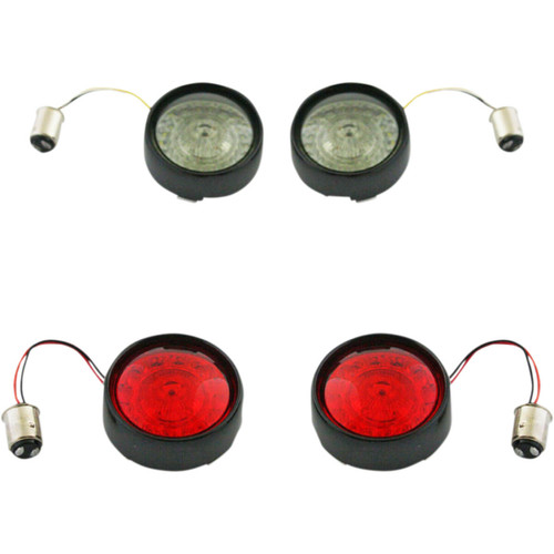 Custom Dynamics Full Bullet Turn Signal Conversion Kit - Black 20201696