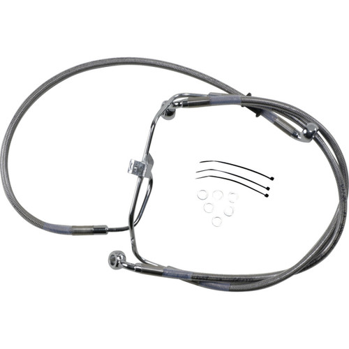 Brake Line - +2" - Stainless Steel - FXDF '08-'17