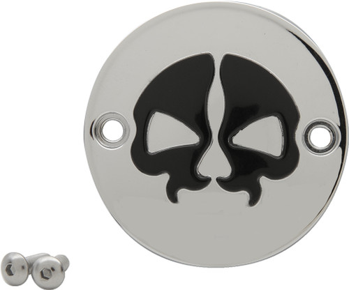 Drag Specialties Cover Pts Sp Skull Chr M8